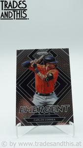 2022 Panini Prizm Emergent Carlos Correa E-6