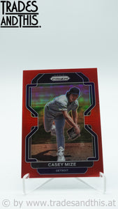 2022 Panini Prizm Red Prizm Casey Mize #80