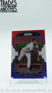 2022 Panini Prizm Red White & Blue Prizm Walker Buehler #72