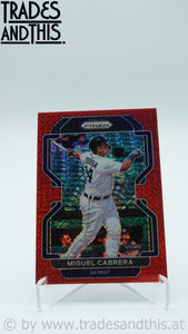 2022 Panini Prizm Red Mojo Prizm 118/149 Miguel Cabrera #211