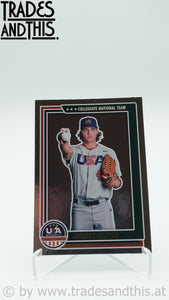 2022 Panini USA Baseball Stars & Stripes Jackson Fristoe #9