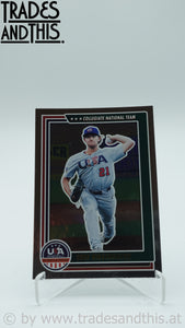 2022 Panini USA Baseball Stars & Stripes Cole Kirschsieper #46