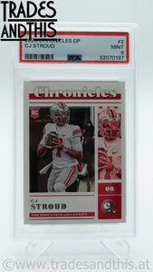 2023 Chronicles Draft Picks CJ Stroud #2 RC PSA 9