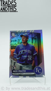 2023 Topps Big League Uncommon Rainbow Foil Nick Pratto #205 RC