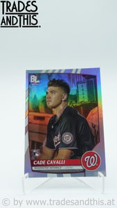 2023 Topps Big League Uncommon Rainbow Foil Cade Cavalli #208 RC