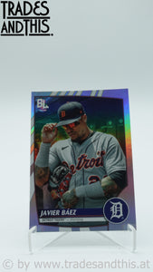 2023 Topps Big League Uncommon Rainbow Foil Javier Baez #235