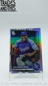 2023 Topps Big League Uncommon Rainbow Foil Salvador Perez #250