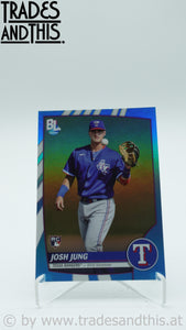 2023 Topps Big League Rare Blue Foil Josh Jung #253 RC