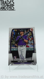 2023 Bowman Nolan Jones #74 RC