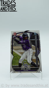 2023 Bowman Prospects Dyan Jorge #BP-22