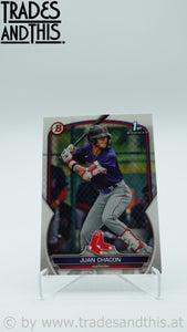 2023 Bowman Prospects Juan Chacon #BP-105
