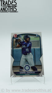 2023 Bowman Prospects Gabriel Gonzalez #BP-133