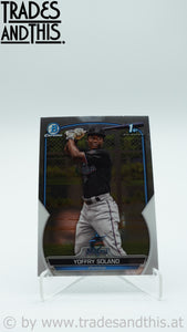 2023 Bowman Chrome Prospects Yoffry Solano #BCP-72
