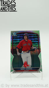 2023 Bowman Chrome Prospects Lunar Glow Refractor Mikey Romero #BCP-69