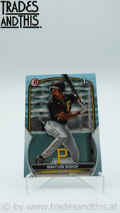 2023 Bowman Prospects Sky Blue 039/499 Braylon Bishop #BP-90