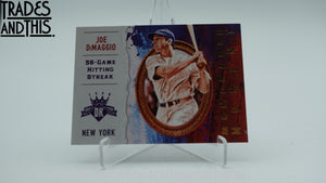 2017 Panini Diamond Kings Memorable Moment Joe DiMaggio #MM-8