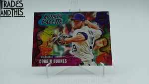2022 Panini Diamond Kings Artist's Palette Corbin Burnes #AP-3