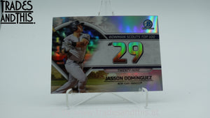 2023 Bowman Bowman Scouts Top 100 Jasson Dominguez #BTP-29