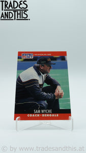 1990 Pro Set Sam Wyche #68