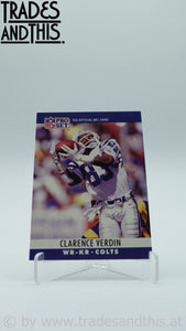 1990 Pro Set Clarence Verdin #137