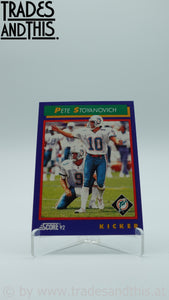 1992 Score Pete Stoyanovich #29