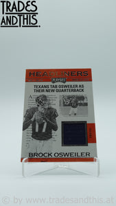 2016 Panini Playoff Headliners Brock Osweiler #HL-BO