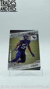 2021 Panini Prestige Rashaan Evans #180