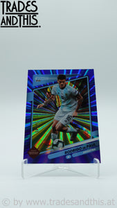 2021-22 Panini Donruss Road to Qatar Holo Blue Laser 04/49 Rodrigo De Paul #3