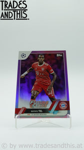 2022-23 Topps UEFA Club Competitions Future Stars Purple Foil 23/75 Mathys Tel #197