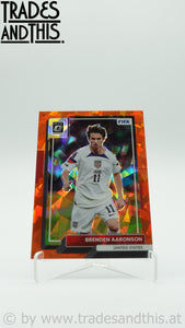 2022-23 Panini Donruss Optic Orange Ice Prizm Brenden Aaronson #168