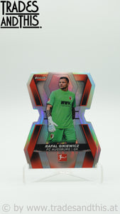 2021-22 Topps Finest Bundesliga Finest Goalkeepers Die-Cut Rafal Gikiewicz #FG-RG