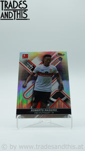 2021-22 Topps Finest Bundesliga Refractor Roberto Massimo #140 RC