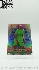 2021-22 Topps Finest Bundesliga Finest Touch Xaver Schlager #FT-XS