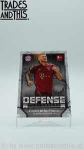 2021-22 Topps Bundesliga Defense Fortresses Lucas Hernández