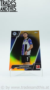2021-22 Topps Bundesliga Gold Foilboard 49/50 Fabian Klos #32