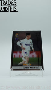 2020-21 Topps Merlin Collection Chrome UCL Sergio Arribas #37 RC