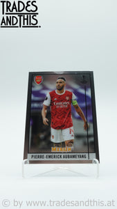 2020-21 Topps Merlin Collection Chrome UCL Pierre-Emerick Aubameyang #43