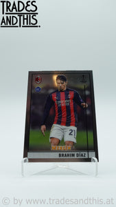2020-21 Topps Merlin Collection Chrome UCL Brahim Diaz #97 RC