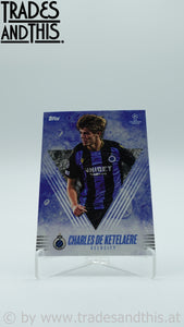 2021 Topps Alphonso Davies My Journey UCL Online Exclusive Charles De Ketelaere