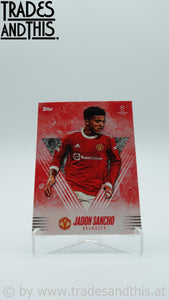 2021 Topps Alphonso Davies My Journey UCL Online Exclusive Jadon Sancho