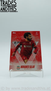 2021 Topps Alphonso Davies My Journey UCL Online Exclusive Mohamed Salah