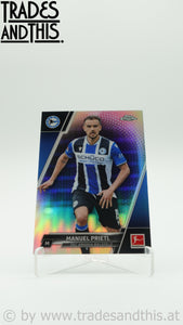 2021-22 Topps Chrome Bundesliga Refractor Manuel Pritel #22