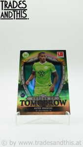 2021-22 Topps Chrome Bundesliga Heroes of Tomorrow Aser Vranckx #HT-AV RC