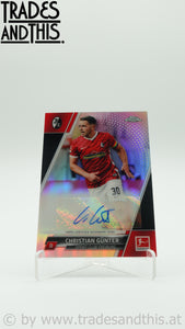 2021-22 Topps Chrome Bundesliga Chrome Autographs Christian Günter #BCA-CG