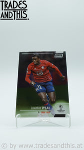 2021-22 Topps Stadium Club Chrome UCL Timothy Weah #35