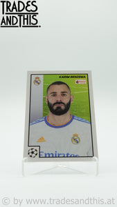 2021-22 Topps Merlin's Heritage 97 UCL Karim Benzema #25