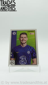 2021-22 Topps Merlin's Heritage 97 UCL Jorginho #48
