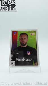 2021-22 Topps Merlin's Heritage 97 UCL Jan Oblak #56