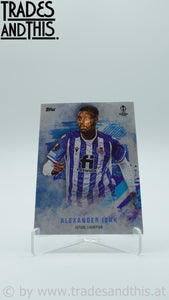 2021-22 Topps UCL Future Champions by Mason Mount Alexander Isak