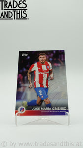 2021-22 Topps Atletico Madrid Team Set Jose Maria Gimenez #4